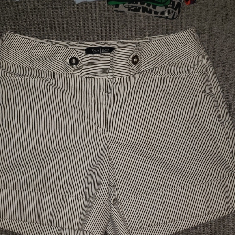 Pinstriped shorts